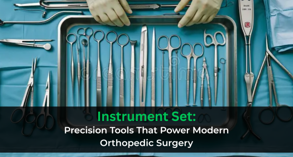 Orthopedic instrument set for fracture fixation surgery